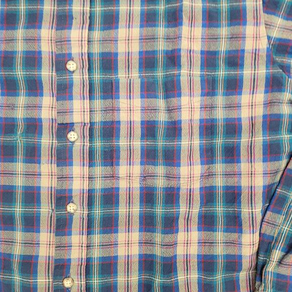 Vintage 80s Pendleton Western Plaid Shirt XL 22x28 Hippie - Picture 14 of 15
